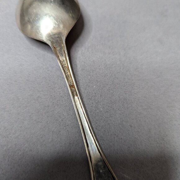 Antique ONEIDA COMMUNITY Oval Spoon - Picture 5 of 6